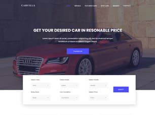 Car Seller Website website preview